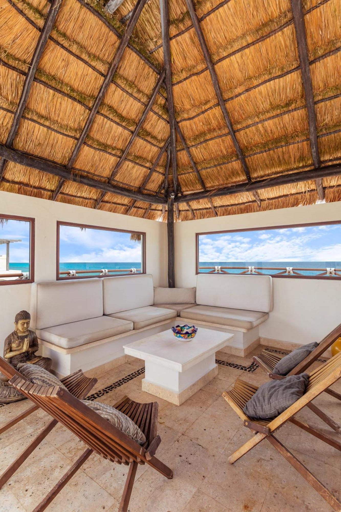 Вилла Casa Javi- Ocean Front Located Mid Исла-Мухерес Экстерьер фото